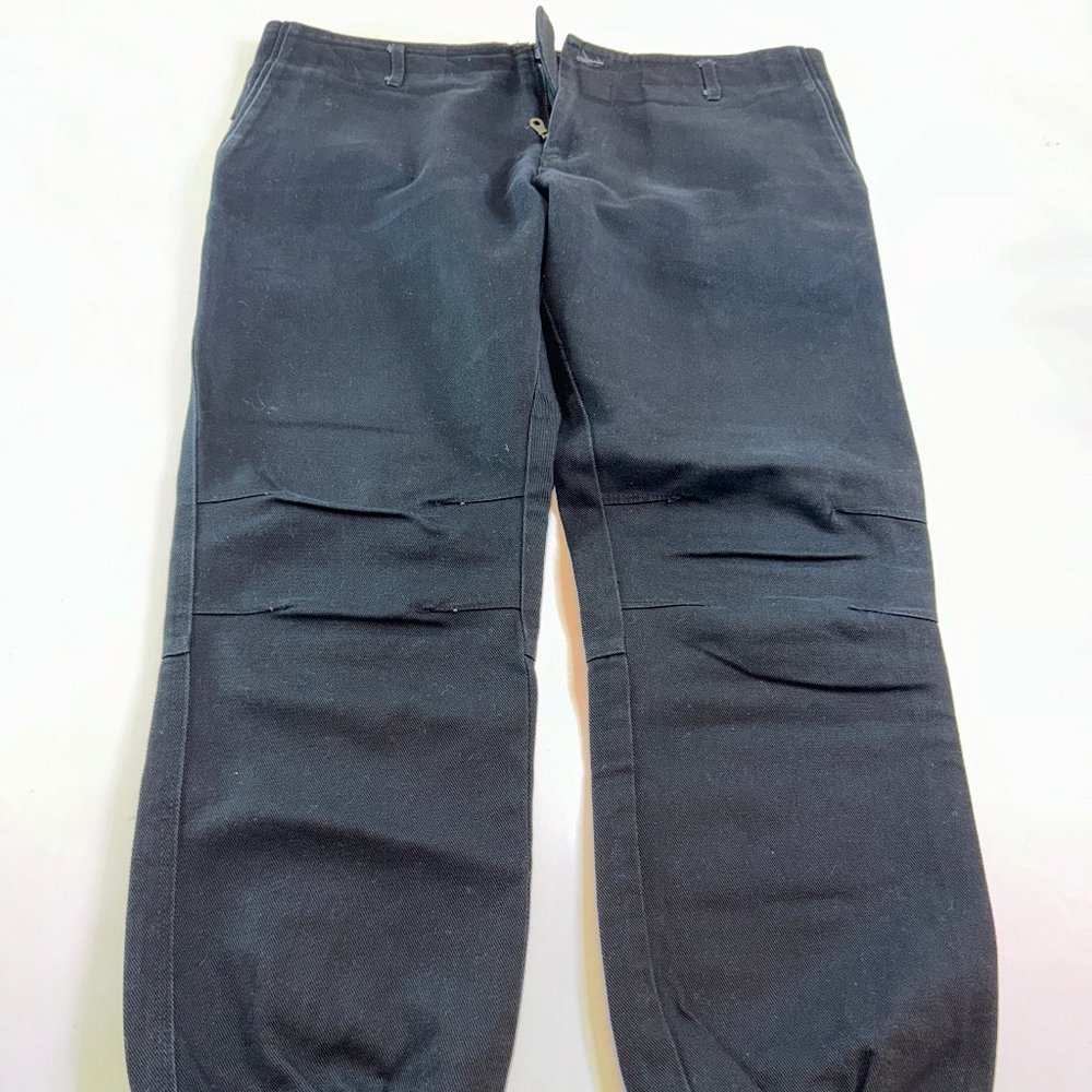 KITH Mercer Pants "Black" Slim Twill Jogger Knitted Cuff 33x30 USA Made